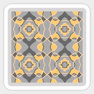 Grey abstract Sticker